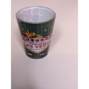 Welcome to Fabulous LAS VEGAS Nevada poker 2.25" tall souvenir shot glass
